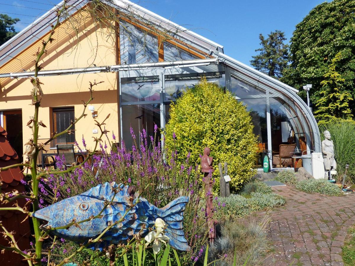 "Balmgarten" Im Naturpark Usedom, Bio Solarhaus Mit Grossem Garten Apartment Exterior photo